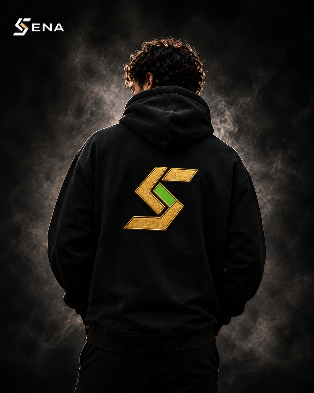 Hoodie — Noir en Or